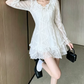 Mini robe de soirée en satin, sans bretelles, sans manches, ligne a, simple, C899