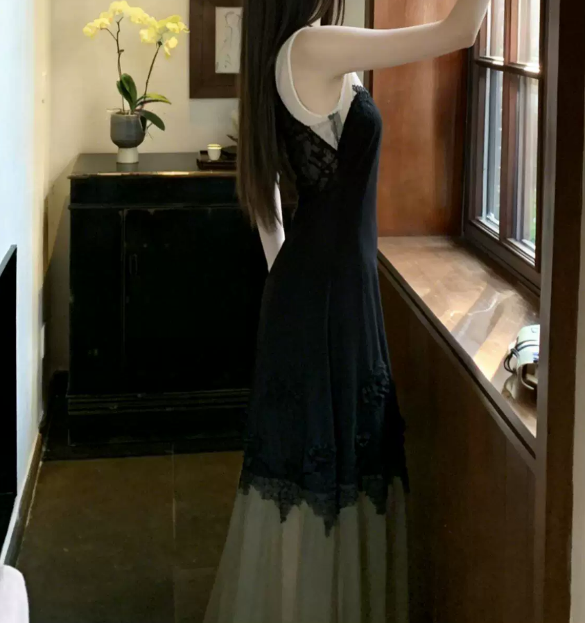 Robe de bal de princesse bustier à volants en satin long, robe de soirée C8117