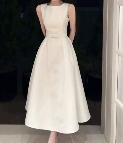 Robe de bal de princesse bustier à volants en satin long, robe de soirée C8117