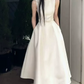 Robe de bal de princesse bustier à volants en satin long, robe de soirée C8117