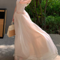 Sweet Spaghetti Straps Prom Dress Lace Backless A-Line Evening Dress C9584