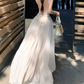 Sweet Spaghetti Straps Prom Dress Lace Backless A-Line Evening Dress C9584