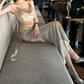 Romantic Off-Shoulder Prom Dress Silver Lace Sheath Evening Dress C9616