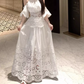 Robe de bal de princesse bustier à volants en satin long, robe de soirée C8117