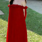Robe de bal de princesse bustier à volants en satin long, robe de soirée C8117