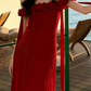 Robe de bal de princesse bustier à volants en satin long, robe de soirée C8117