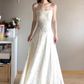 Graceful Spaghetti Straps Prom Dress White Lace A-Line Evening Dress C9622