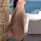 Dreamy One Shoulder Prom Dress Tiered Tulle A-Line Evening Dress C9630