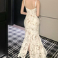 Robe de bal de princesse bustier à volants en satin long, robe de soirée C8117