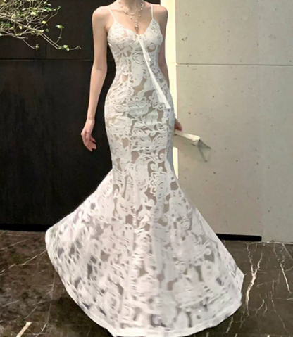 Robe de bal de princesse bustier à volants en satin long, robe de soirée C8117