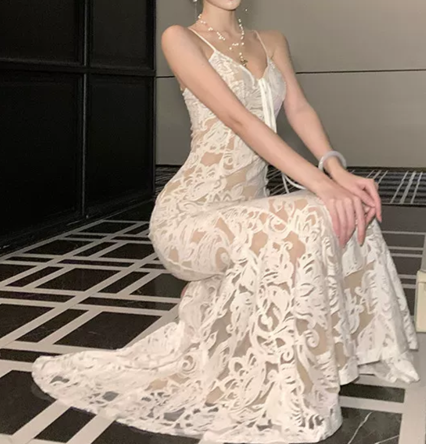 Robe de bal de princesse bustier à volants en satin long, robe de soirée C8117