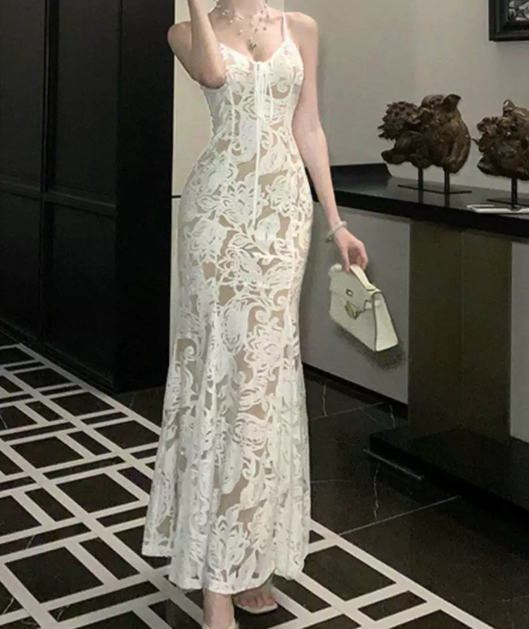Robe de bal de princesse bustier à volants en satin long, robe de soirée C8117