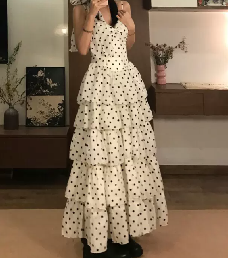 Robe de bal de princesse bustier à volants en satin long, robe de soirée C8117