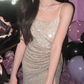 Robe de bal de princesse bustier à volants en satin long, robe de soirée C8117