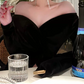 Robe de bal de princesse bustier à volants en satin long, robe de soirée C8117