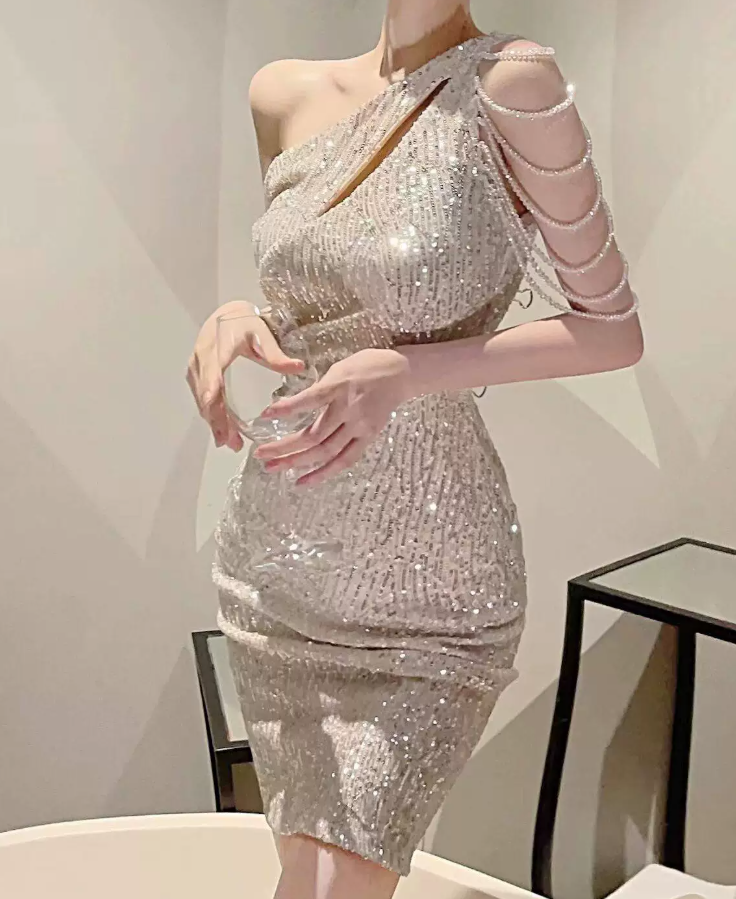 Mini robe de soirée en satin, sans bretelles, sans manches, ligne a, simple, C899