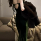 Robe de bal de princesse bustier à volants en satin long, robe de soirée C8117