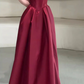 Charming Off-Shoulder Prom Dress Red A-Line Evening Dress C9718