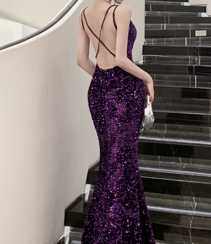 Robe de bal de princesse bustier à volants en satin long, robe de soirée C8117