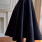 Unique A line Straps Satin Black Homecoming Dress 18th Birthday Outfit C972