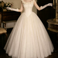 Superbe robe de mariée sirène bustier en satin et tulle, longue et en dentelle, C4563