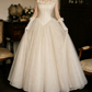 Superbe robe de mariée sirène bustier en satin et tulle, longue et en dentelle, C4563