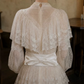 Superbe robe de mariée sirène bustier en satin et tulle, longue et en dentelle, C4563