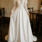 Superbe robe de mariée sirène bustier en satin et tulle, longue et en dentelle, C4563