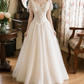 Superbe robe de mariée sirène bustier en satin et tulle, longue et en dentelle, C4563