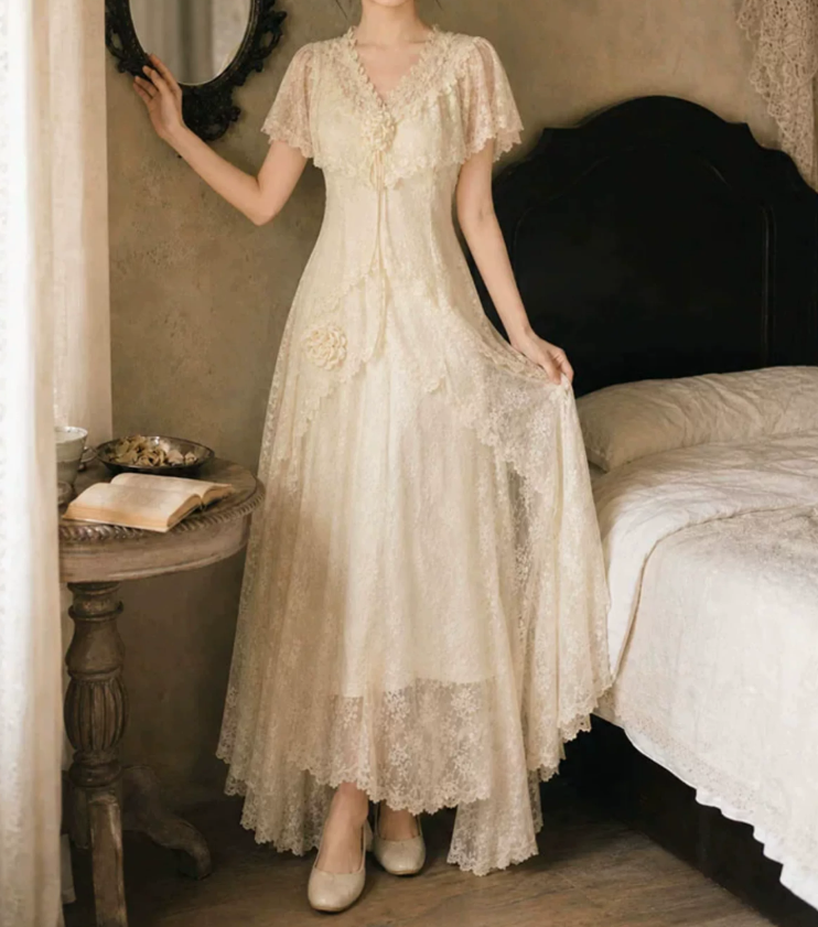 Robe de bal de princesse bustier à volants en satin long, robe de soirée C8117