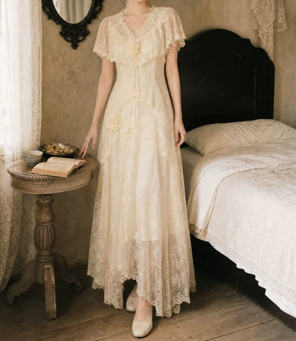 Robe de bal de princesse bustier à volants en satin long, robe de soirée C8117