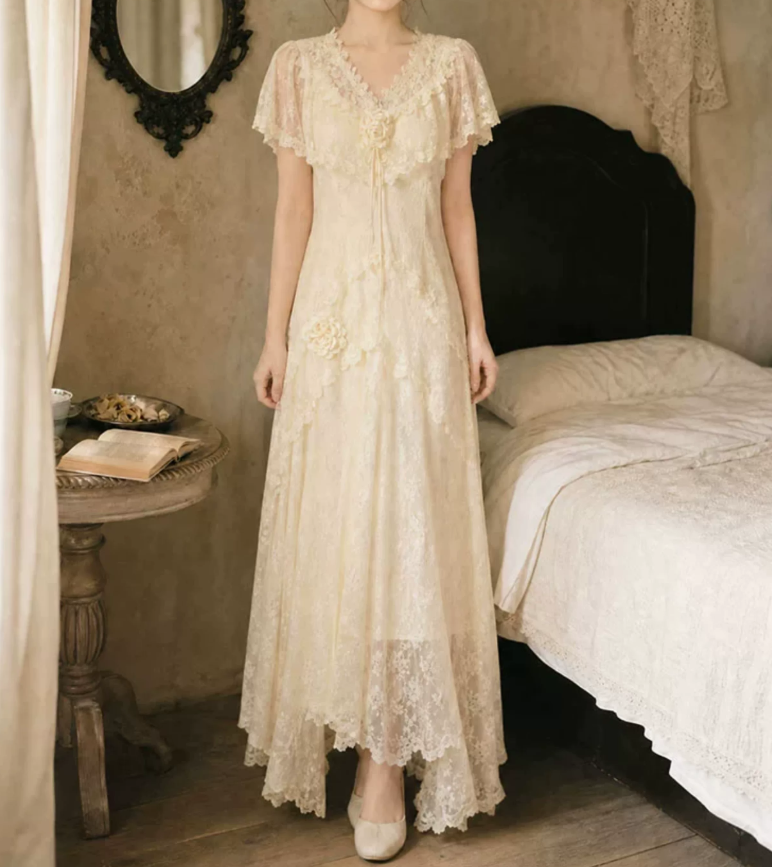 Robe de bal de princesse bustier à volants en satin long, robe de soirée C8117