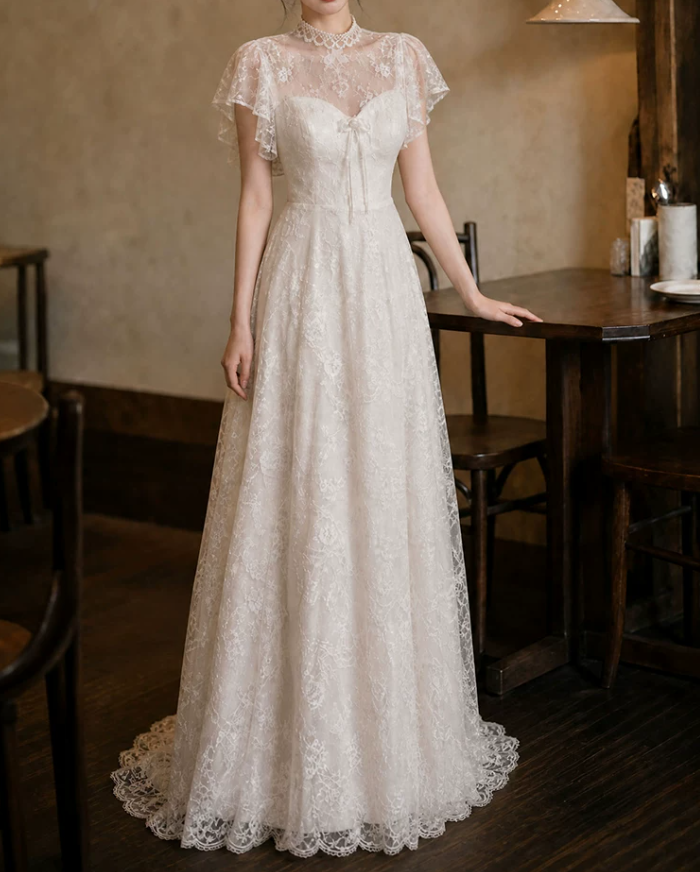Superbe robe de mariée sirène bustier en satin et tulle, longue et en dentelle, C4563