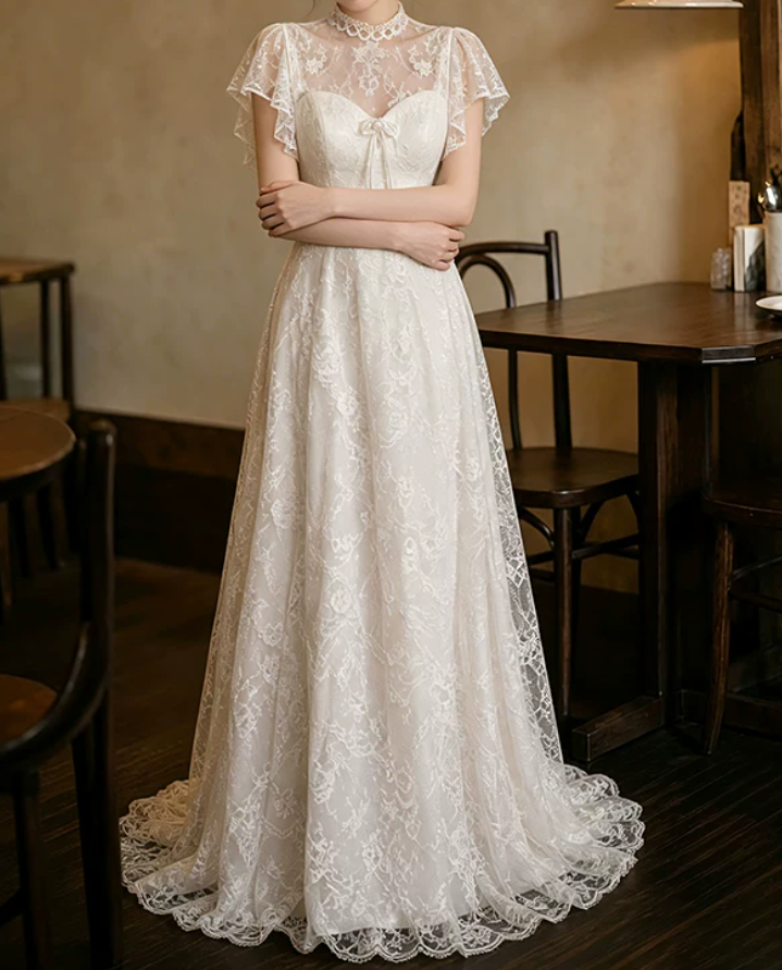 Superbe robe de mariée sirène bustier en satin et tulle, longue et en dentelle, C4563