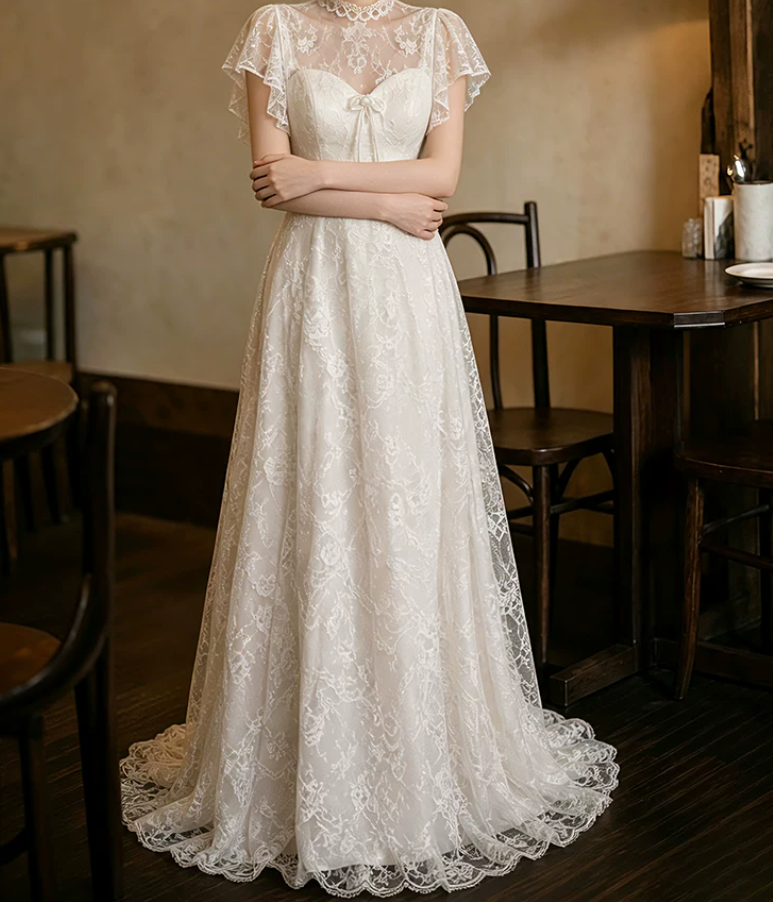 Superbe robe de mariée sirène bustier en satin et tulle, longue et en dentelle, C4563