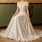 Superbe robe de mariée sirène bustier en satin et tulle, longue et en dentelle, C4563