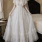Superbe robe de mariée sirène bustier en satin et tulle, longue et en dentelle, C4563