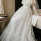 Superbe robe de mariée sirène bustier en satin et tulle, longue et en dentelle, C4563