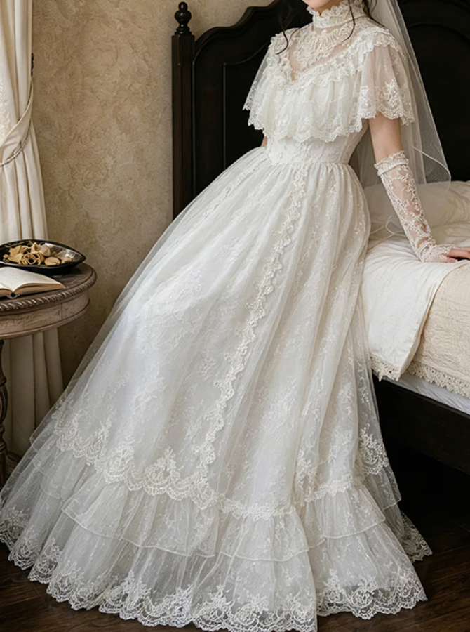 Superbe robe de mariée sirène bustier en satin et tulle, longue et en dentelle, C4563
