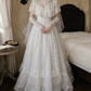 Superbe robe de mariée sirène bustier en satin et tulle, longue et en dentelle, C4563