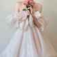 Robe de bal de princesse bustier à volants en satin long, robe de soirée C8117