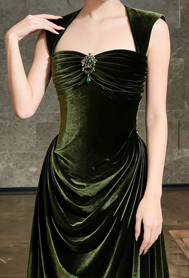 Robe de bal de princesse bustier à volants en satin long, robe de soirée C8117