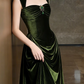 Robe de bal de princesse bustier à volants en satin long, robe de soirée C8117