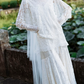 Fascinating High Collar Wedding Dresses Long Sleeve Lace A-Line Bridal Dress C9801