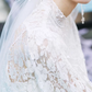 Fascinating High Collar Wedding Dresses Long Sleeve Lace A-Line Bridal Dress C9801