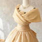 Robe de bal de princesse bustier à volants en satin long, robe de soirée C8117