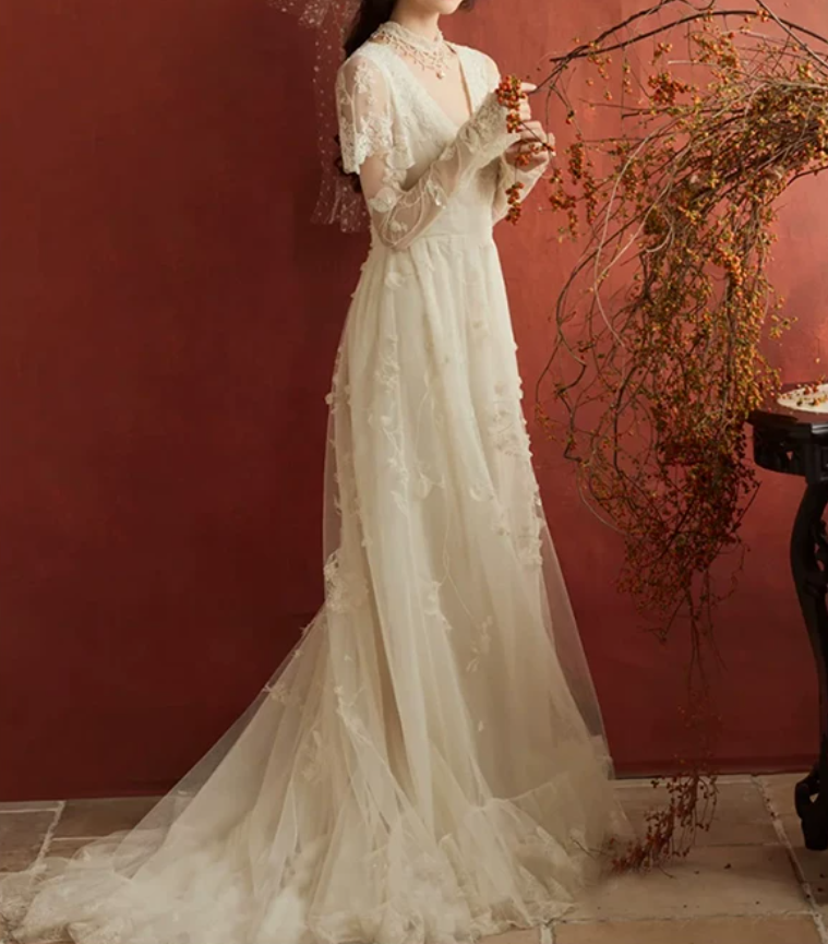 Robe de bal de princesse bustier à volants en satin long, robe de soirée C8117