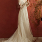Robe de bal de princesse bustier à volants en satin long, robe de soirée C8117
