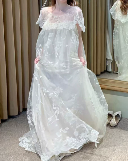Superbe robe de mariée sirène bustier en satin et tulle, longue et en dentelle, C4563