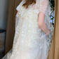 Superbe robe de mariée sirène bustier en satin et tulle, longue et en dentelle, C4563